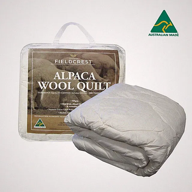 500GSM Alpaca Wool Blend Quilt Queen