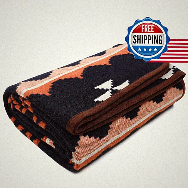 ACUSHLA Merino Wool Blend Blanket - Soft, Warm, Thick, Washable for Bed & Couch