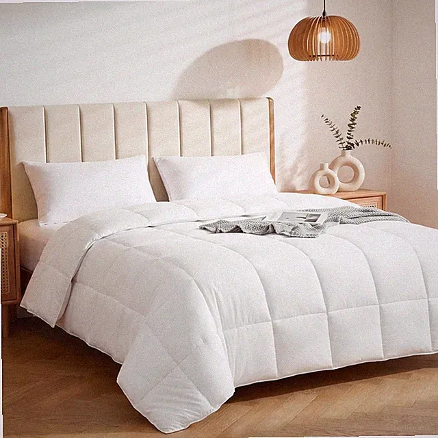 All-Season Wool Blend Comforter King, 51% Merino Wool & 49% Fiber Fill
