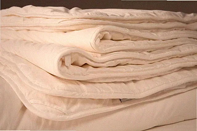 Australian Wool & Mulberry Silk Fill Comforter - Queen 400gsm - 4 Season Comfort