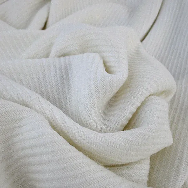 Cashmere Blanket "Dhaulagiri" Handcrafted From Nepal, Bedspread, Wool Blanket