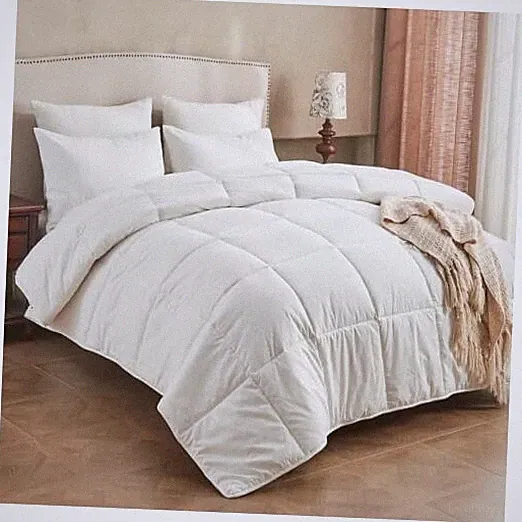 Hybrid Australian Wool Comforter Queen Queen (U.S. Standard) Year-round White