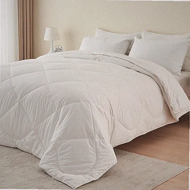 Luxurious Alpaca Wool Duvet - Hypoallergenic, All-Season Comforter, Twin Size