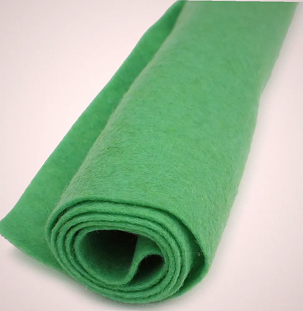 Magical Forest Green - Wool Felt Oversized Sheet - 35% Wool Blend - 1 12X18 Inch