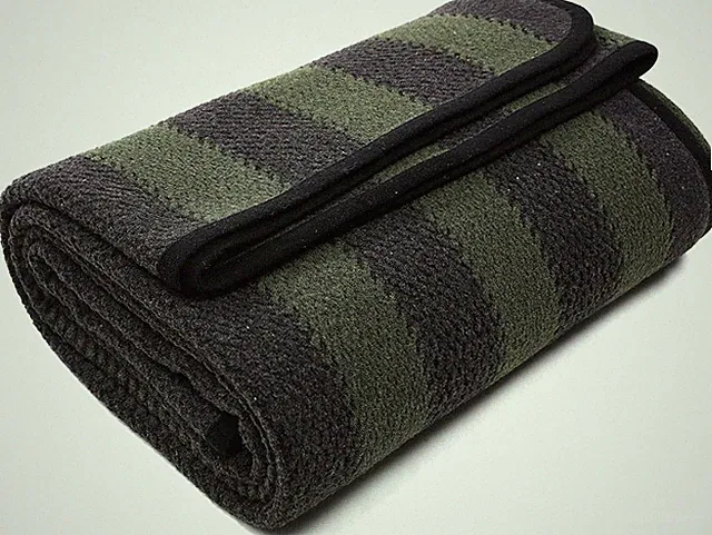 Merino Wool Blanket - 87" X 63" Thick Warm Soft Large Bed Throw - Great for Camp