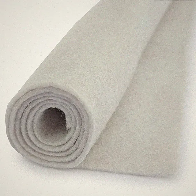 Opal - Heathered White -Wool Felt Oversized Sheet - 35% Wool Blend - 1 12x18...