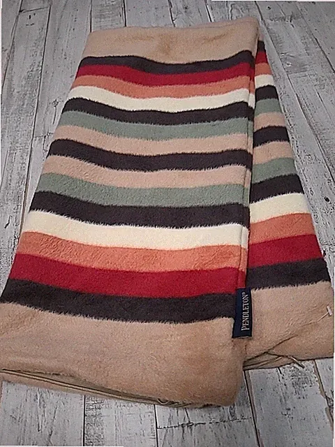 Pendleton Southwest Zippered Pillow Sham 20"X20" Striped Multi Color Wool Blend