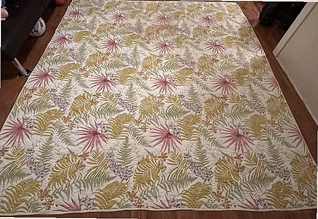 Vintage 90s Liz Claiborne Home In Full Bloom Comforter Leaves- Flower King