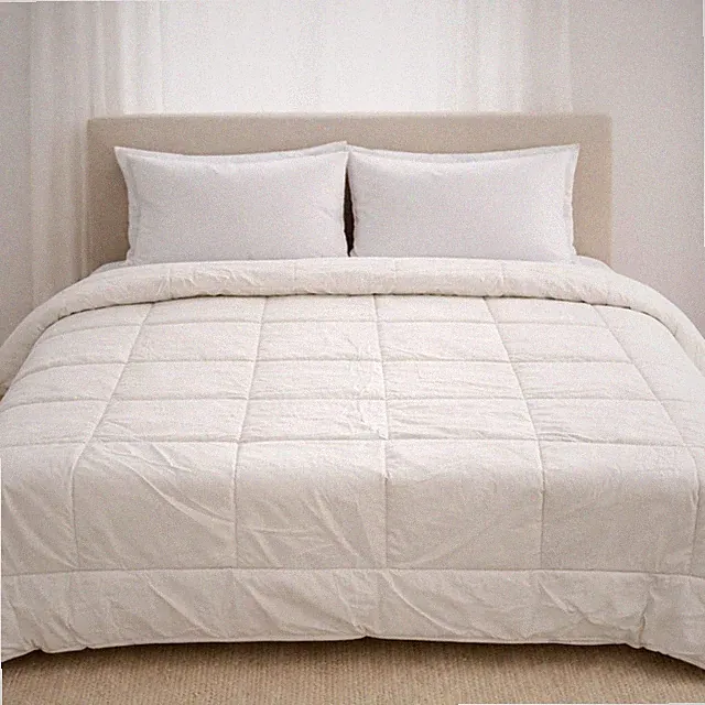 Wool and down Alternative Comforter All Season Duvet Insert 300 Thread Count 100