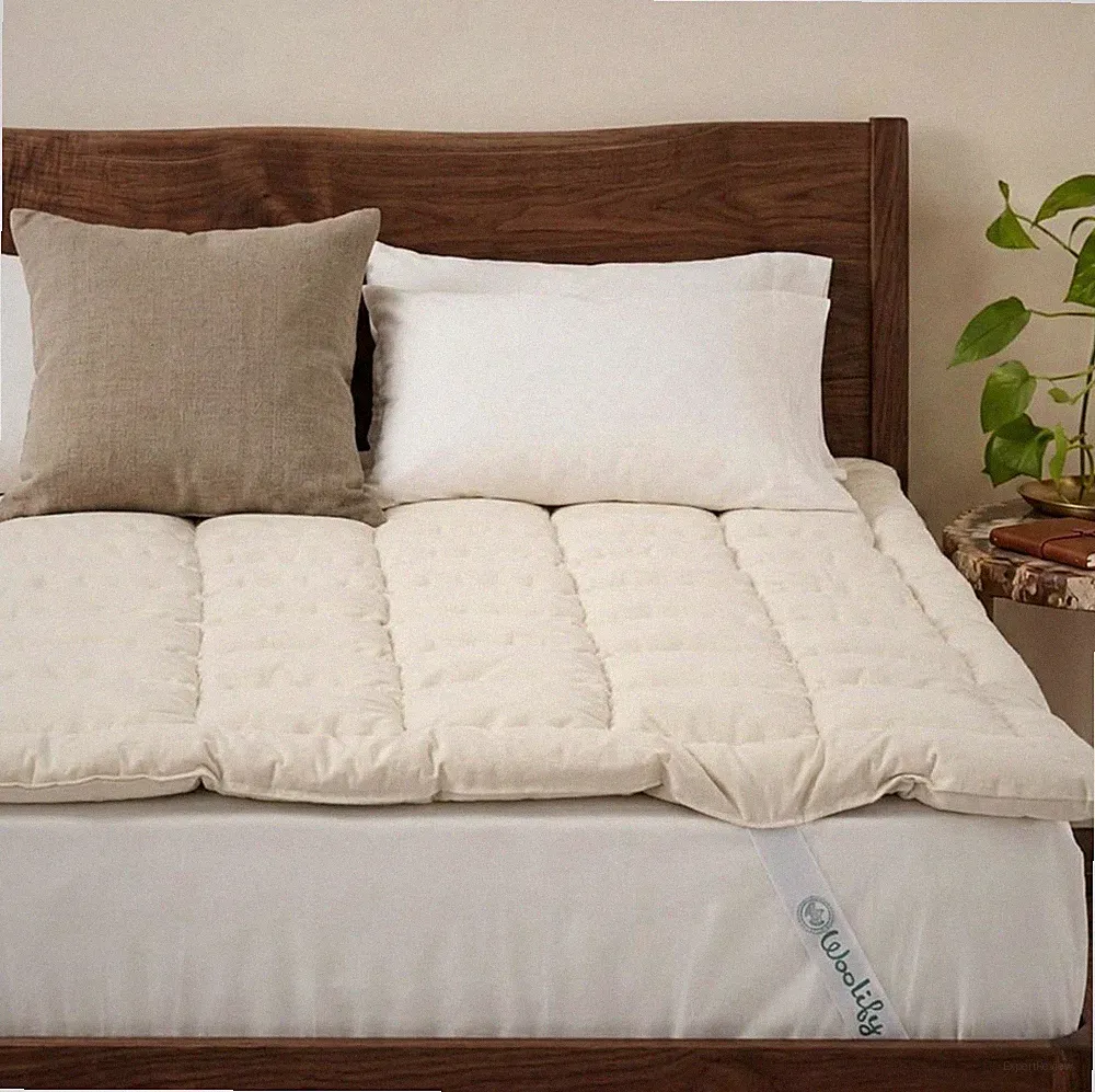 WOOLIFY 100% ORGANIC MERINO WOOL MATTRESS TOPPER QUEEN SIZE 80”L X 60” W NEW